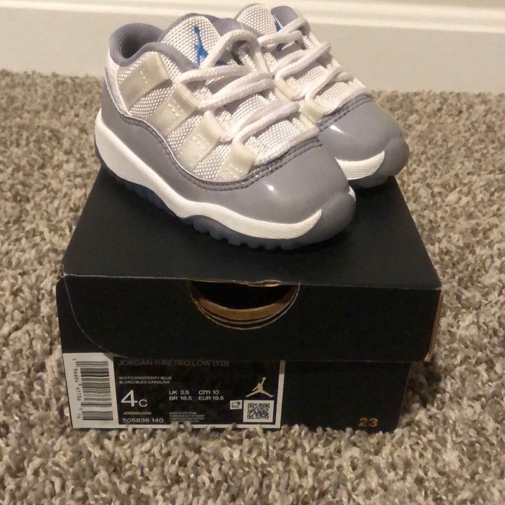 2023 Air Jordan 11 Retro Low (TD) “Cement Grey”